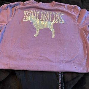 PINK by VS matching outfit set in pretty purple